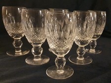 6x Vintage Waterford Crystal