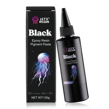 LET'S RESIN Black Epoxy Resin Pigment Paste, 100ml High Concentrated Epoxy Re...