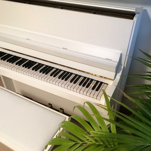 Beautiful modern upright piano - modern,