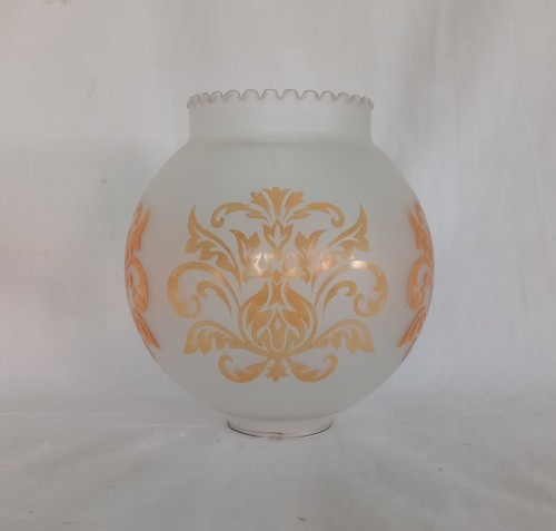 Vintage frosted glass - frosted, lamp