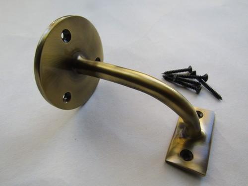 Antique brass stair bannister - brass,