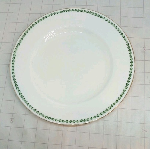 18cm green laurel border - green,