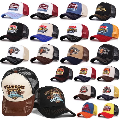 Mens vintage trucker hat - trucker, mesh