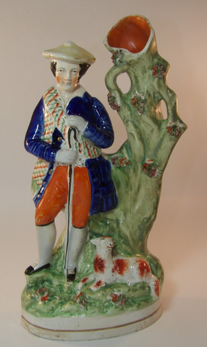 Antique staffordshire - antique, 1/2"