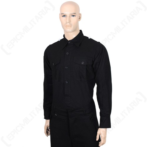 Ww2 german panzer black shirt - ww2,
