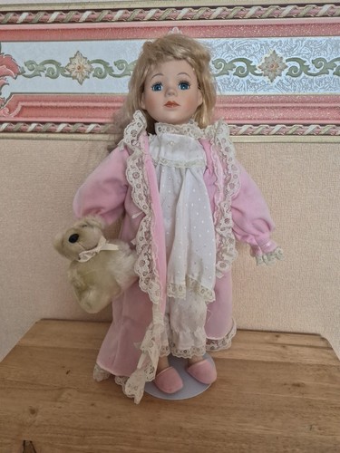 Vintage porcelain doll - vintage, in