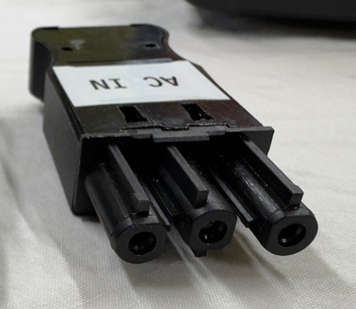 Connector mains plug - ac-in,