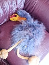 VINTAGE ROD HULL LARGE EMU HAND PUPPET 28” SOFT PLUSH BY RAVENSDEN ENDEMOL 2007
