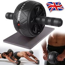 1X Pro Abs Roller Exercise Wheel Abdominal Core Strength Workout Muscle Cruncher
