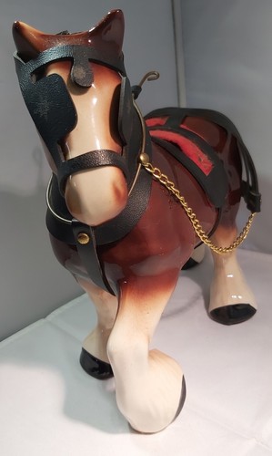Shirehorse with harness - shirehorse,