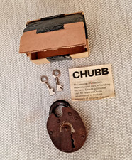 CHUBB 1K-21 GREY HEAVY PADLOCK