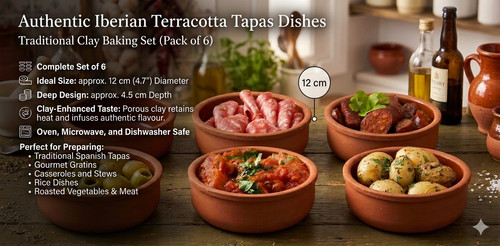 Brown terracotta set 12cm - terracotta,