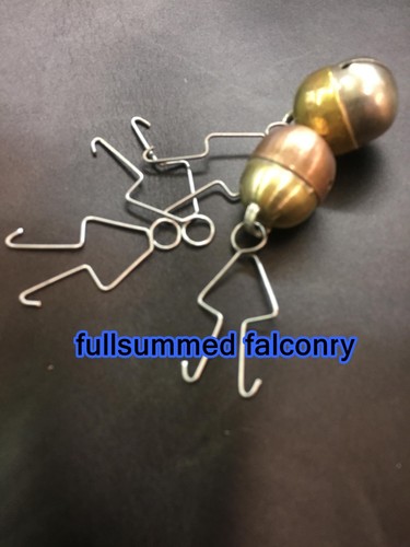 Falconry bell spring clip - bell,