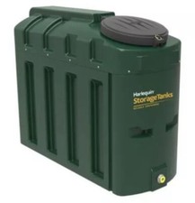 Harlequin 650L Oil Tank |Slimline Bunded Heating Oil Storage w/ FREE Fitting Kit