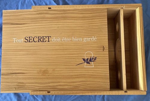 French wooden wine box crate - wine, box/crate