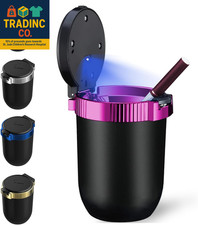 Smokeless Car Ashtray with Lid