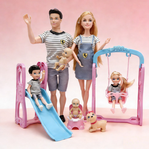 Barbie happy family pregnant - happy,
