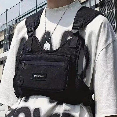 Vest fabric chest rig bag - chest, hip