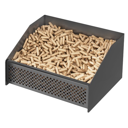 Pellet basket for fireplaces - for,