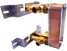 Stainless steel PLATE HEAT EXCHANGER NORDIC TEC 25-130 kW Ba-12 Serie 3/4