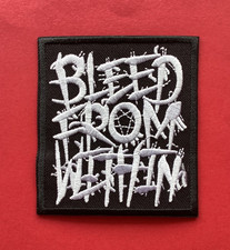 B/ROCK BAND IRON OR SEW ON QUALITY EMBROIDERED PATCH UK SELLER/BLEED FROM WITHIN
