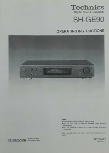 Technics ge90 stereo - technics,