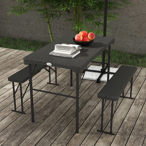 Foldable picnic table - picnic, set