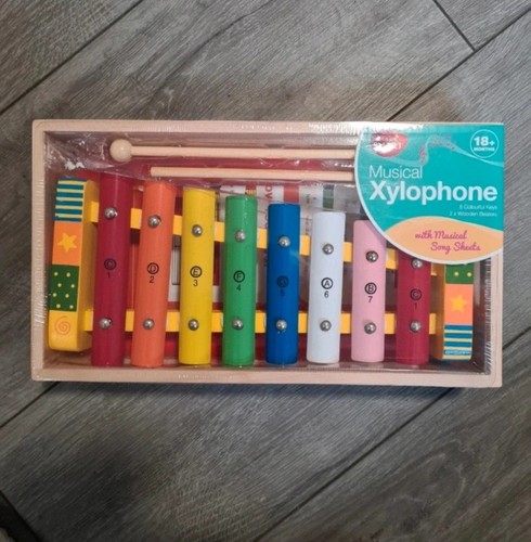 Xylophone wooden with music - wooden,