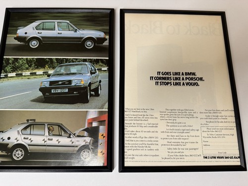 Framed original 1982 - original, volvo