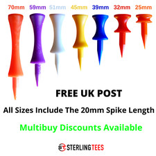 Plastic Castle Golf Tees - All