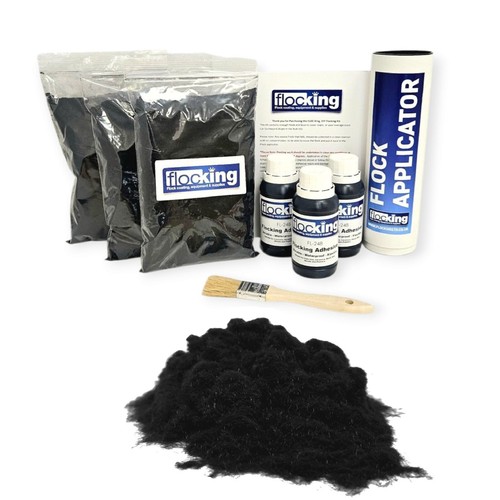 Flocking kit black - kit, pack