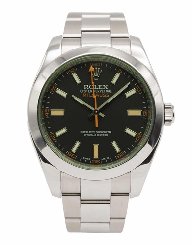 Rolex milgauss 116400gv 2018 - rolex,