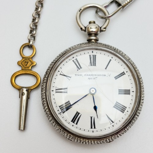 Antique silver pocket - silver,