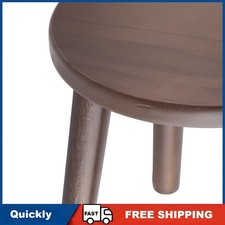 Household Wooden Stool Multi Purpose Small Bench Child Seat NutBrown DIY