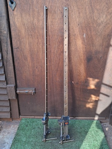 Pair vintage woden 104 sash - woden,