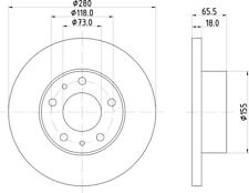 2x Mintex Discs Front fits