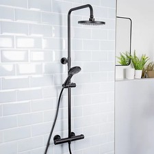 Bristan Divine Matt Black Rear