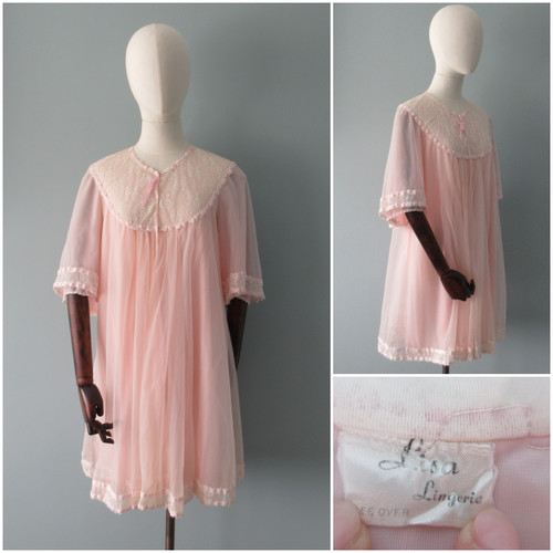 Vintage baby doll robe 1960s - vintage,
