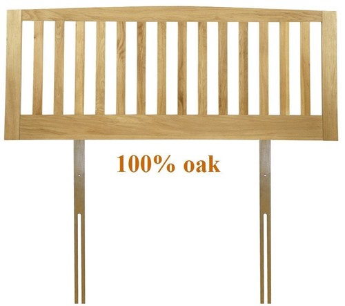Oak headboard 6ft super - oak, king