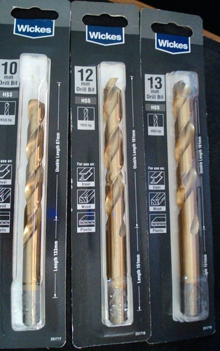 Wickes drill bits hss tip - bits,