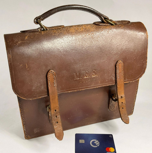 Vintage leather document case