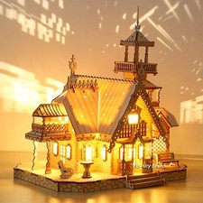 DIY Villa 3D Wooden Model Kit
