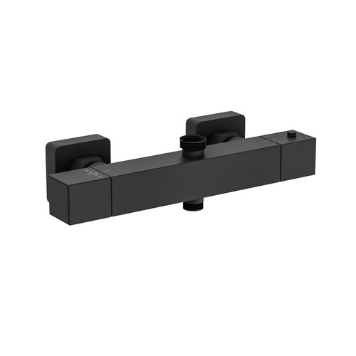 New black thermostatic - black, shower