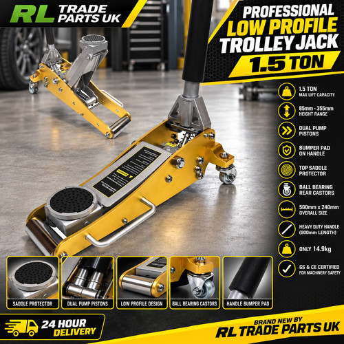 Ton aluminium trolley jack - trolley,