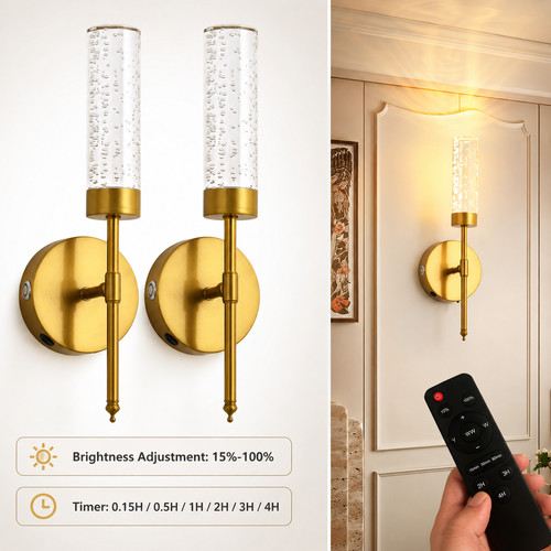 Wireless wall sconce - wall,