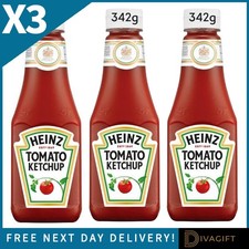 3 x HEINZ TOMATO KETCHUP 342G
