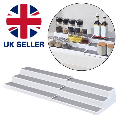 Extendable shelf tier step - extendable, 3