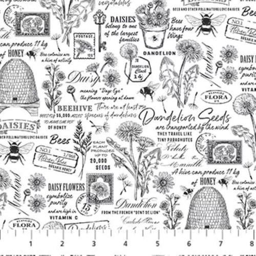Beecroft beehive fabric - beehive, by