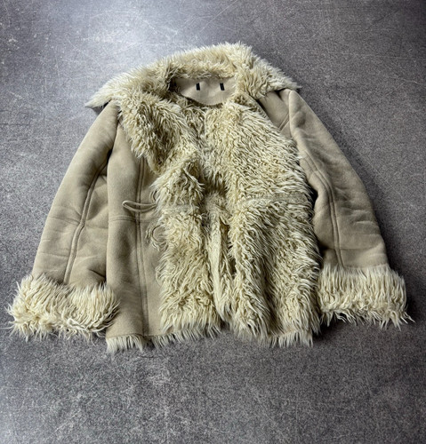 Vintage cream shearling style - vintage,