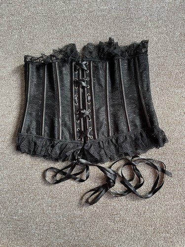 Corset black large - corset,